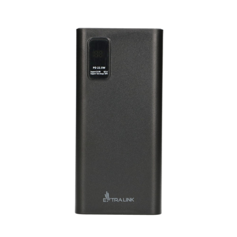 Extralink EPB-068 20000mAh Black | Powerbank | Power bank, Fast Charging, USB-C - Image 5
