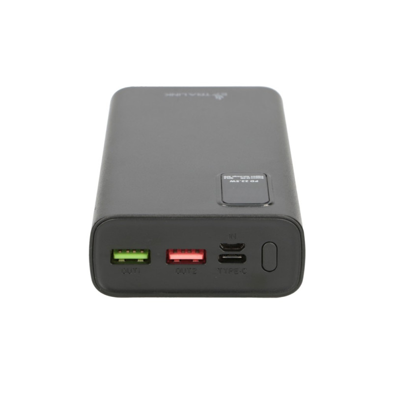 Extralink EPB-068 20000mAh Czarny | Powerbank | Power bank, Fast Charging, USB-C - Zdjęcie 8