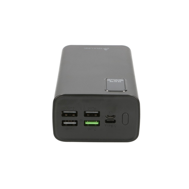 Extralink EPB-069 30000mAh Negro | Powerbank | Power bank, Fast Charging, USB-C - Imagen 8
