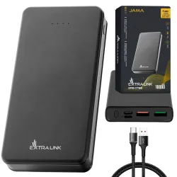 Extralink EPB-078B 10000mAh Czarny | Powerbank | Power...