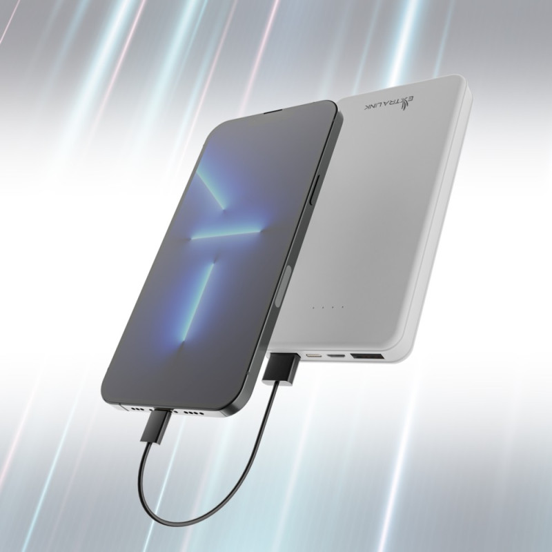 Extralink EPB-078W 10000mAh Bílý | Powerbank | Power bank, USB-C - Obrázek 10