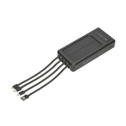 Extralink EPB-092 20000mAh Black | Powerbank | Solar Power bank, USB-C - Image 10