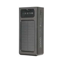 Extralink EPB-093 30000mAh Schwarz | Powerbank | Solar Power bank, USB-C - Bild 3