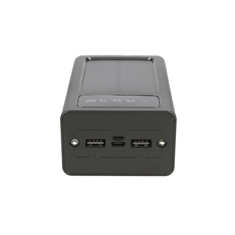 Extralink EPB-093 30000mAh Black | Powerbank | Solar Power bank, USB-C - Image 8
