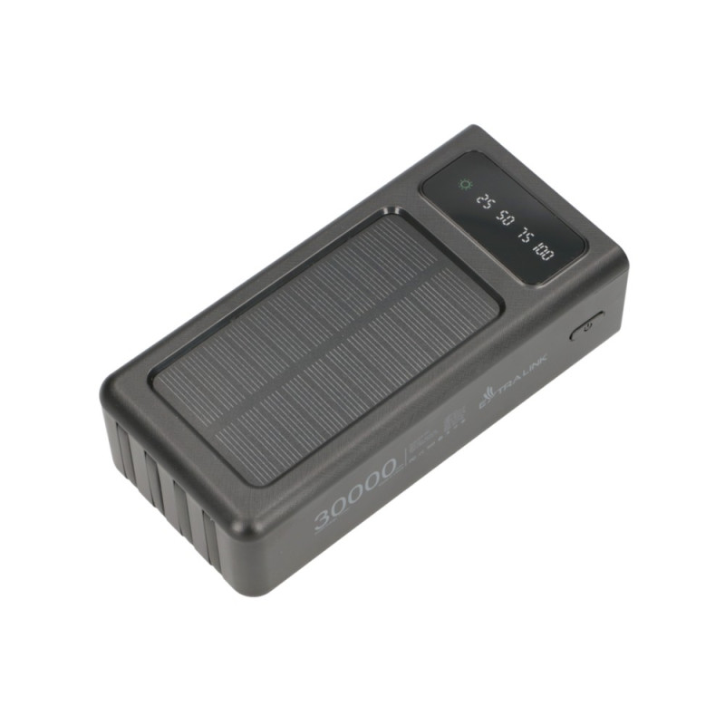Extralink EPB-093 30000mAh Schwarz | Powerbank | Solar Power bank, USB-C - Bild 9