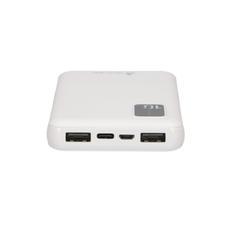 Extralink EPB-098W 10000mAh Bianco | Powerbank | Power bank, USB-C - Immagine 6