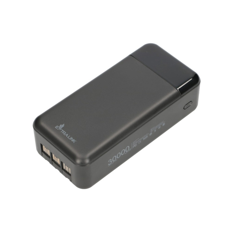 Extralink EPB-124 30000mAh Czarny | Powerbank | Power bank, Fast Charging, USB-C - Zdjęcie 11