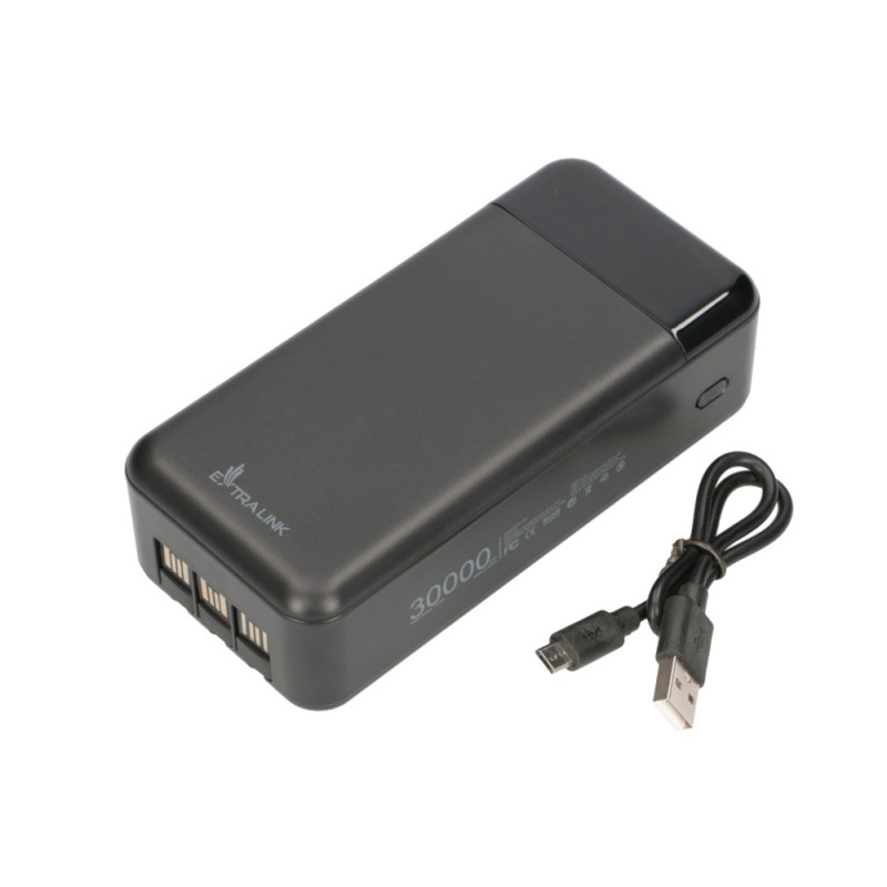 Extralink EPB-124 30000mAh Black | Powerbank | Power bank, Fast Charging, USB-C - Image 12