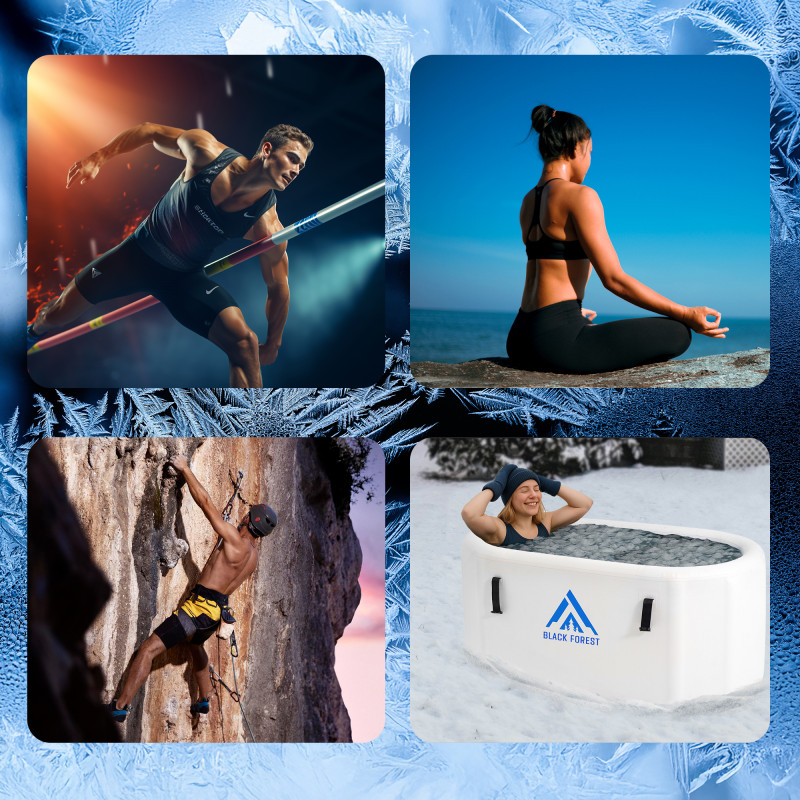 EXTRALINK ICE BATH WANNA DO MORSOWANIA 150X80X65CM IB-03 - Immagine 9