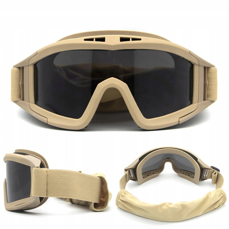 Gafas Tácticas Extralink Military, Gafas Protectoras Militares ASG para Tiro Airsoft mil-678 - Imagen 2