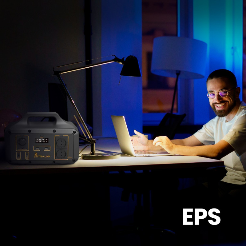 Extralink Power Ranger EPS-S600S Jackery, Bluetti, Ecoflow replacement | Power station | 680 Wh, Li-ion, Tuya - Image 5
