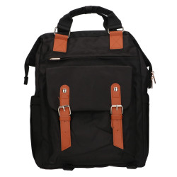 BLACK FOREST TORBA PLECAK KABINOWY PODRÓŻNY 40X30X15 CM + KOSMETYCZKA - KM02 CZARNY - Изображение 2
