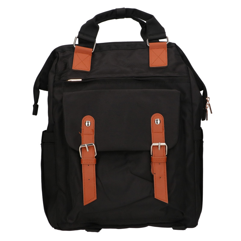 BLACK FOREST TORBA PLECAK KABINOWY PODRÓŻNY 40X30X15 CM + KOSMETYCZKA - KM02 CZARNY - Изображение 2
