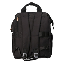 BLACK FOREST TORBA PLECAK KABINOWY PODRÓŻNY 40X30X15 CM + KOSMETYCZKA - KM02 CZARNY - Изображение 4