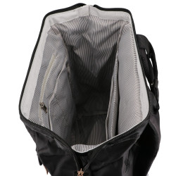 BLACK FOREST TORBA PLECAK KABINOWY PODRÓŻNY 40X30X15 CM + KOSMETYCZKA - KM02 CZARNY - Изображение 7