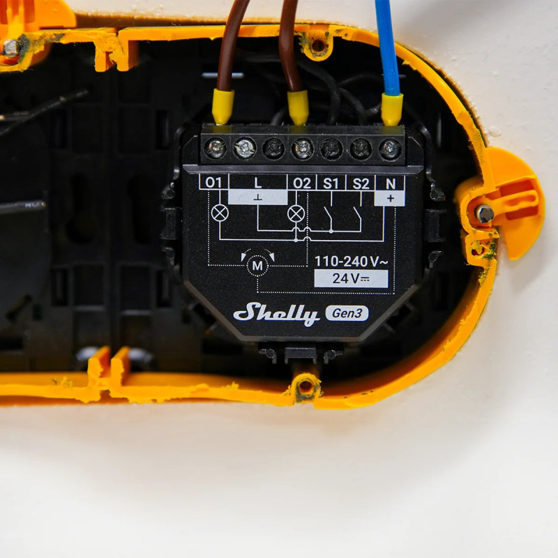 SHELLY 2PM GEN3 2-CHANNEL SMART SWITCH WITH POWER MEASUREMENT AND COVER CONTROL - Imagem 2
