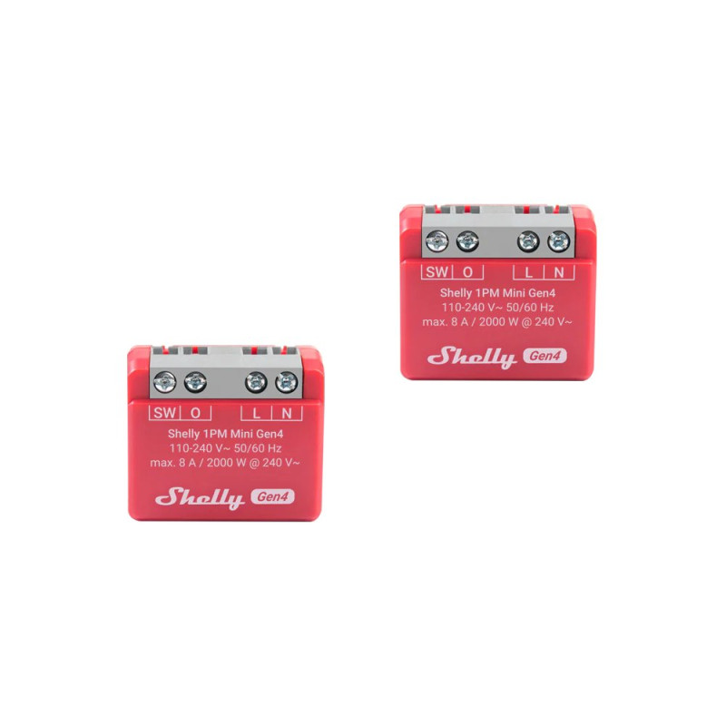 SHELLY 1PM MINI GEN4 2-PACK - Изображение 2