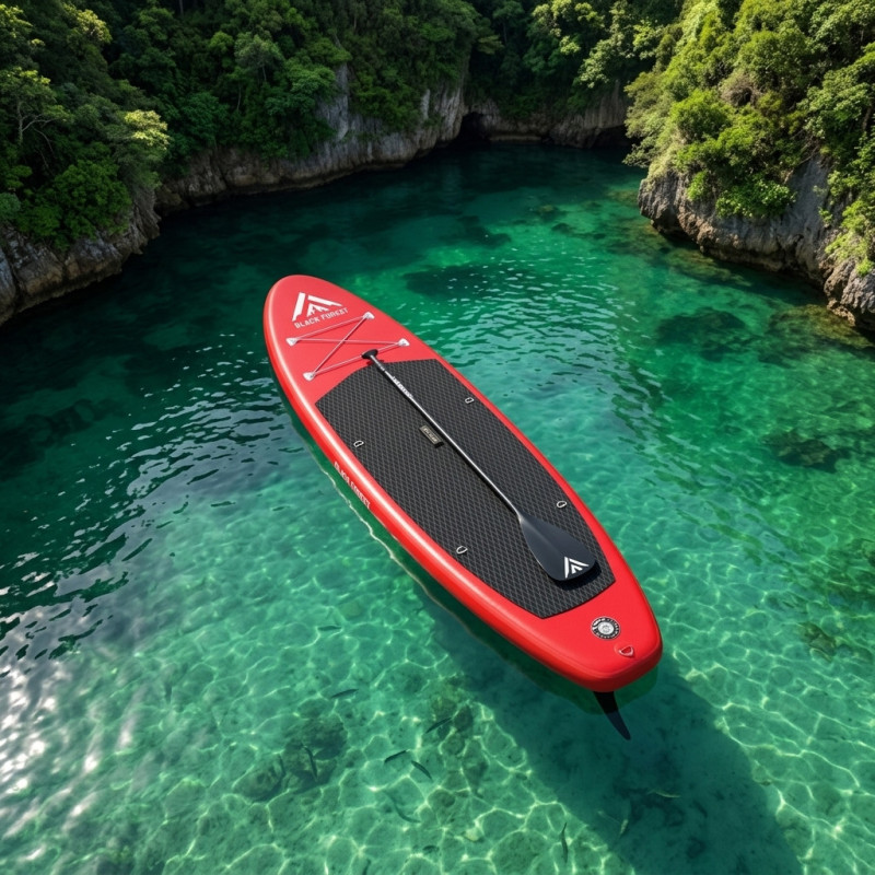 Extralink SUP Board 320x78x15cm Rot | Aufblasbares Board + Zubehör | Set, SUP-4025 - Bild 3