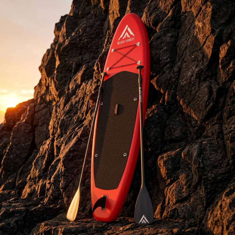 Extralink SUP board 320x78x15cm Červená | Nafukovací prkno + příslušenství | Sada, SUP-4025 - Obrázek 5