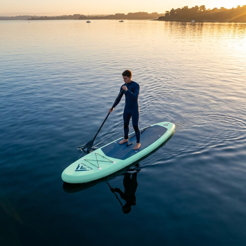 Extralink SUP board 320x78x15cm Bledě zelená | Nafukovací prkno + příslušenství | Sada, SUP-4020 - Obrázek 4
