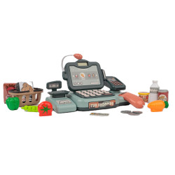 EXTRALINK TOYS KASA SKLEPOWA DLA DZIECI DUŻY ZESTAW 24EL. - Imagem 3