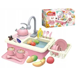EXTRALINK TOYS ZLEWOZMYWAK Z KUCHENKĄ Z OBIEGIEM WODY ZABAWKA - Bild 2