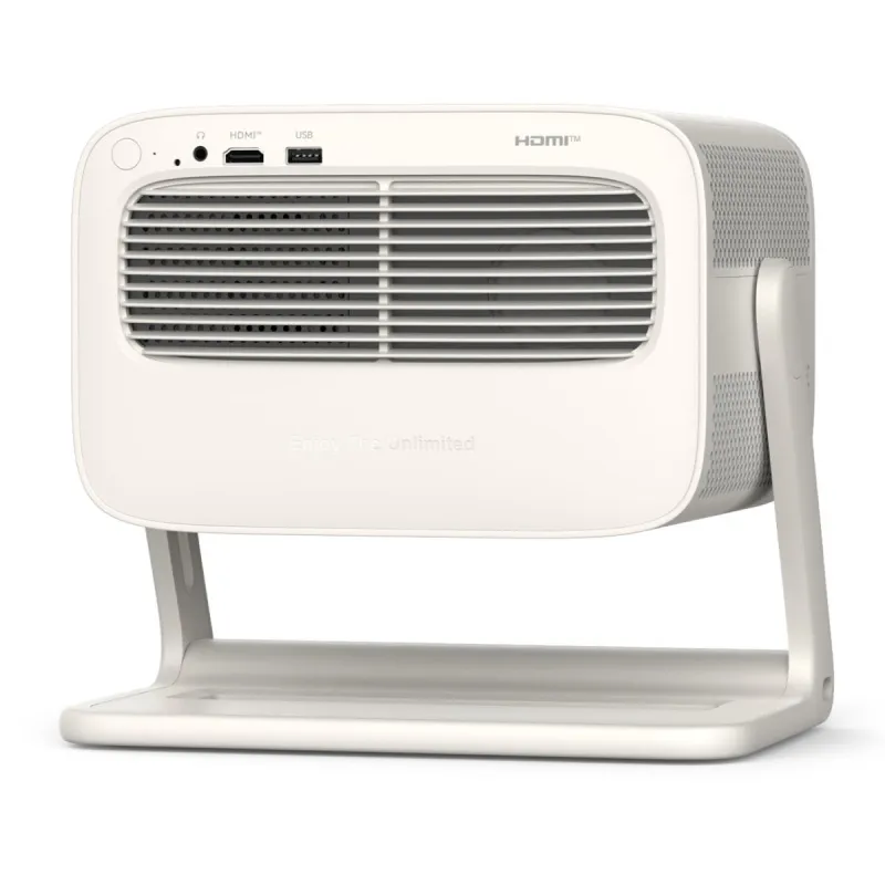 Wanbo Vali 1 Pro Beige | Proyector | 900 ANSI Lumen, Full HD, Google TV, Gimbal - Imagen 4