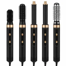 Stay Beauty M-17934 | Lokówko-suszarka szczotka termiczna 5w1 | z jonizacją, 1000W, regulacja, 5 nasadek - Zdjęcie 2