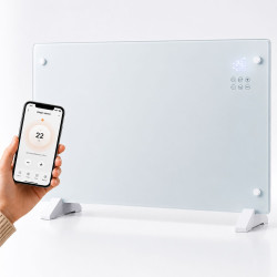 EXTRALINK SMART GLASS PANEL HEATER, WHITE, 2000W, WIFI, LPL-23A - Изображение 2