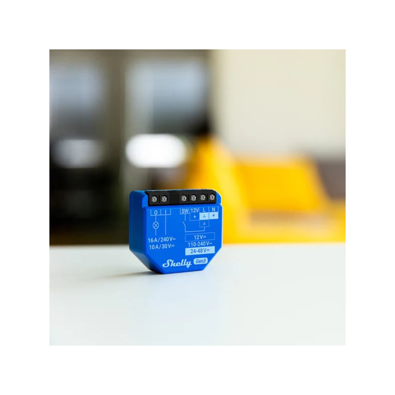 Shelly 1 Gen3 x2 | Moduł przekaźnikowy | WiFi, Bluetooth - Zdjęcie 3