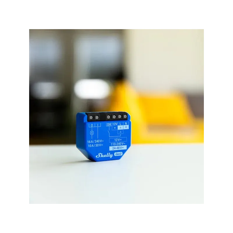 Shelly 1 Gen3 x2 | Moduł przekaźnikowy | WiFi, Bluetooth - Zdjęcie 3