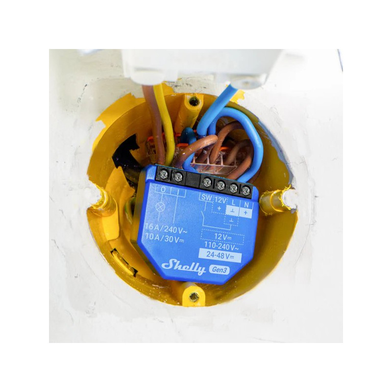 Shelly 1 Gen3 x2 | Moduł przekaźnikowy | WiFi, Bluetooth - Zdjęcie 4