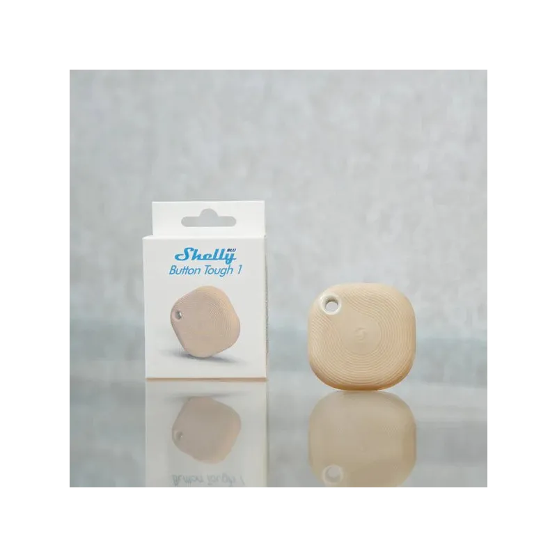 Shelly BLU Button Tough 1 Mocha | Inteligentny przycisk | Bluetooth - Zdjęcie 3
