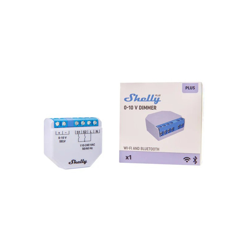 Shelly Plus 0-10V Dimmer | Ściemniacz | Wi-Fi, Bluetooth - Zdjęcie 5