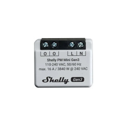 Shelly PM Mini Gen3 x2 | Inteligentny licznik energii | Wi-Fi, Bluetooth - Zdjęcie 2