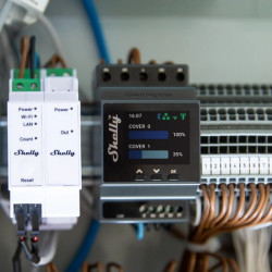 Shelly Pro Dual Cover Shutter PM | Inteligentny sterownik rolet | licznik energii - Zdjęcie 2