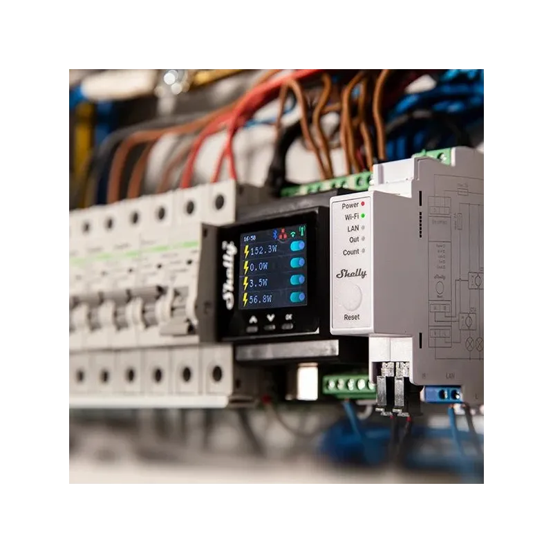 Shelly Pro EM-50 | Licznik energii | montaż DIN, Dwukanałowy, jednofazowy - Zdjęcie 2