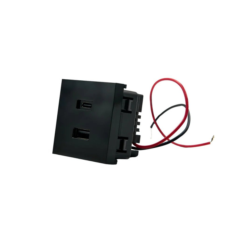 SHELLY USB CHARGER FOR WALL DISPLAY STAND BLACK - Imagen 2