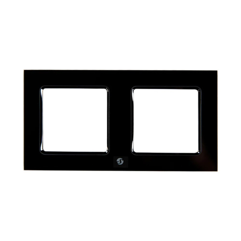 Shelly Wall Frame 2 Czarna | Ramka do włącznika ściennego |