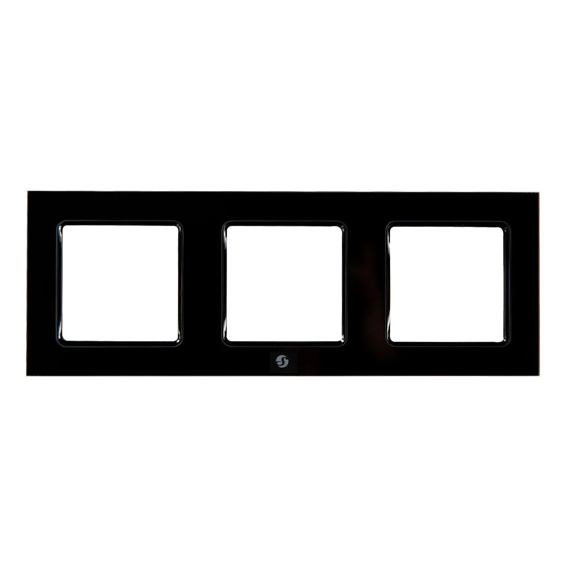 Shelly Wall Frame 3 Czarna | Ramka do włącznika ściennego |