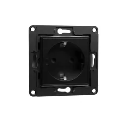 Shelly Wall Socket EU Czarne | Gniazdko ścienne |