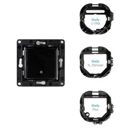 SHELLY WALL SWITCH 1 - BLACK - Imagem 2