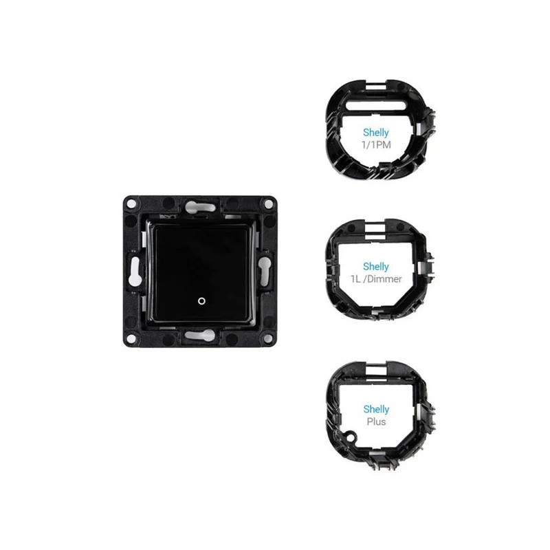 SHELLY WALL SWITCH 1 - BLACK - Imagem 2