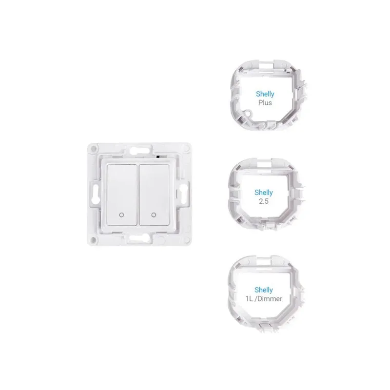 Shelly Wall Switch 2 Biały | Przełącznik ścienny | z 2 przyciskami - Zdjęcie 2