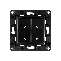 SHELLY WALL SWITCH 4 - BLACK