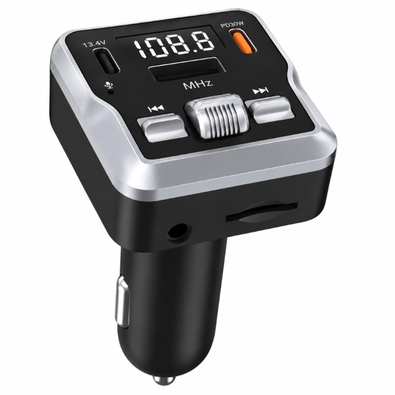 EXTRALINK TRANSMITER FM BLUETOOTH ŁADOWARKA 2X USB KARTA SD - Изображение 2