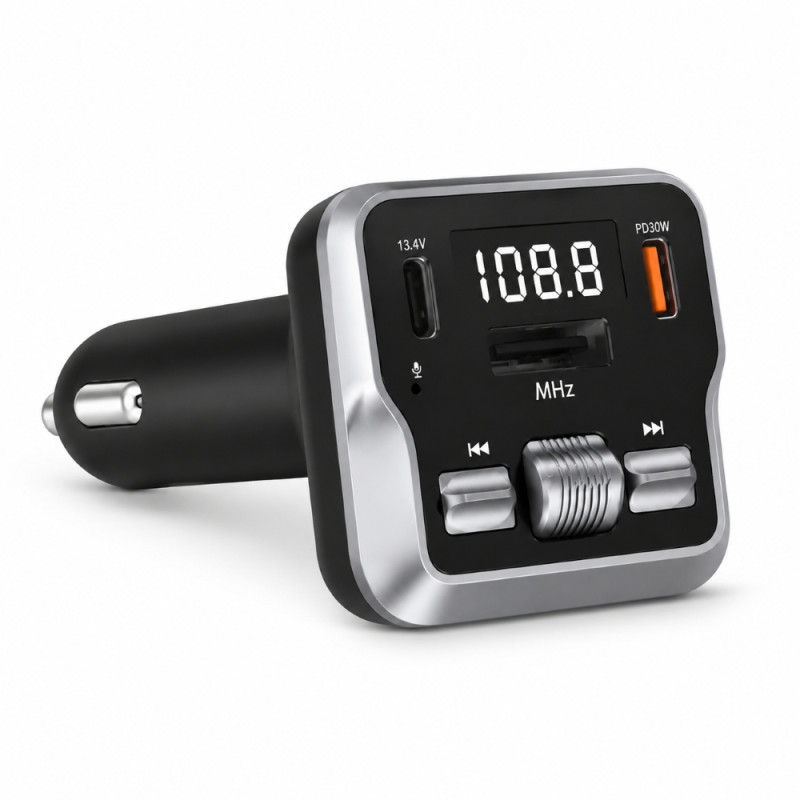 EXTRALINK TRANSMITER FM BLUETOOTH ŁADOWARKA 2X USB KARTA SD - Изображение 3