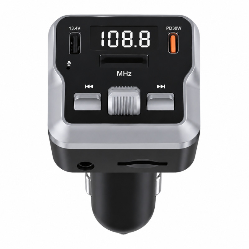 EXTRALINK TRANSMITER FM BLUETOOTH ŁADOWARKA 2X USB KARTA SD - Изображение 4