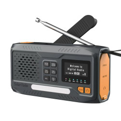 EXTRALINK RADIO AWARYJNE BLUETOOTH SOLARNE Z KORBKĄ...