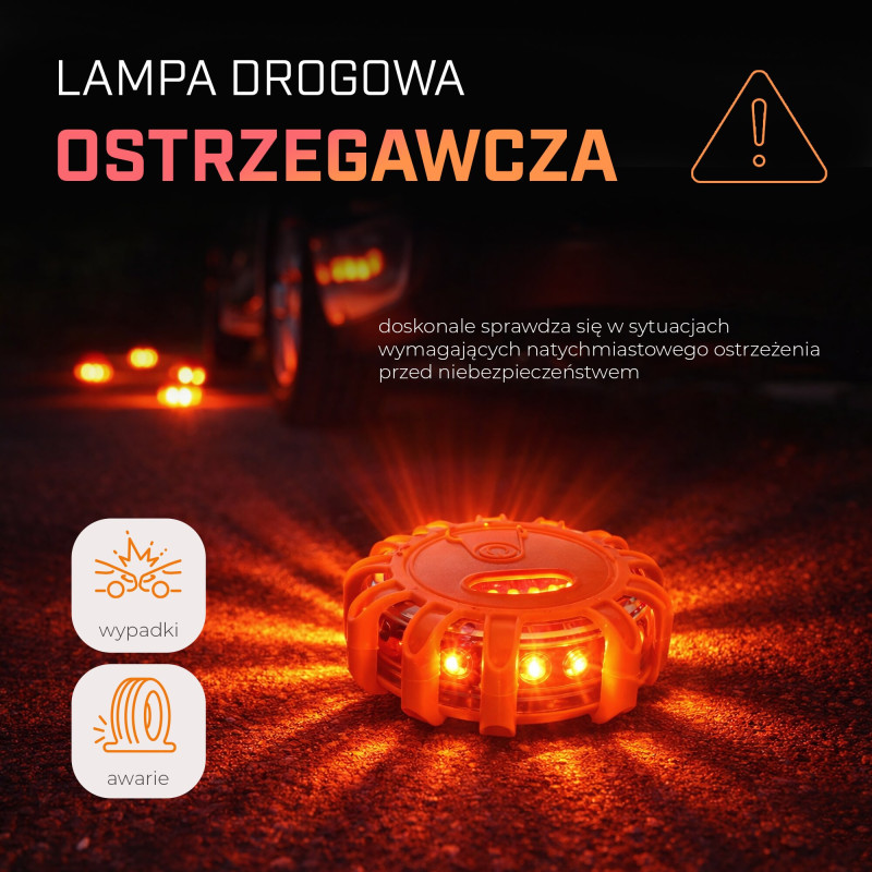 EXTRALINK SMARTLIFE SYGNALIZATOR DROGOWY LED FLARA DROGOWA USB-C - Изображение 2